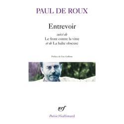 Entrevoir - le front contre la vitre - la halte obscure