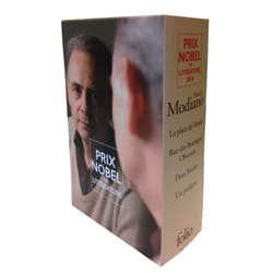 Coffret Modiano : la place de l'étoile - rues des boutiques obscures - Dora Bruder - un pedigree