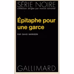 ISBN Épitaphe pour une garce, Français, 256 pages