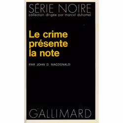 ISBN Le crime présente la note, Français, 192 pages