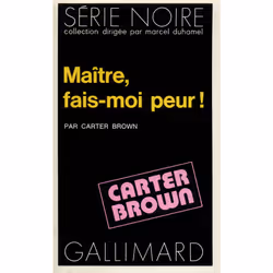 ISBN Maître, fais-moi peur !, Français, 192 pages