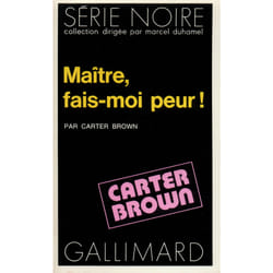 Maître, fais-moi peur !