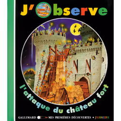 ISBN J'observe l'attaque du château fort, Français, 24 pages