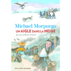 Un aigle dans la neige