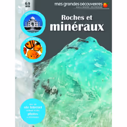 ISBN Roches et minéraux, Français, 48 pages