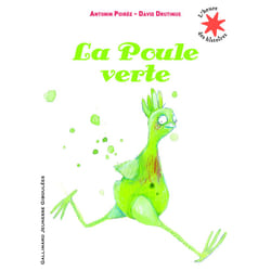 Une poule verte