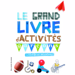 ISBN Le grand livre d'activités pour les garçons créatifs et bricoleurs, Français, 128 pages