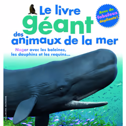 ISBN Le livre géant des animaux de la mer, Français, 14 pages