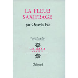 La fleur saxifrage - langue et litterature