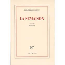 La semaison - carnets 1954-1979