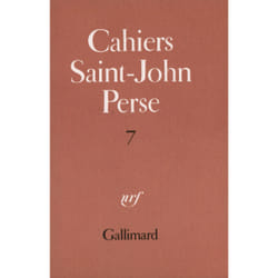 Cahiers Saint John Perse t.7