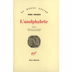 ISBN L'analphabète, Français, 192 pages