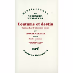 ISBN Coutume et destin, Français, 272 pages