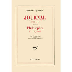 Journal 1939-1940 : philosophes et voyous