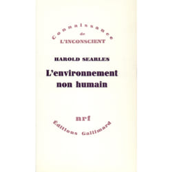 L'environnement non humain