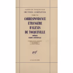 ISBN Correspondance étrangère d'Alexis de Tocqueville, Français, 400 pages