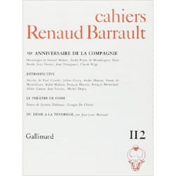 Cahiers renaud barrault - 40  anniversaire de la compagnie