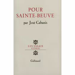 ISBN Pour Sainte-Beuve, Français, 192 pages