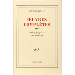 Oeuvres completes - vol23