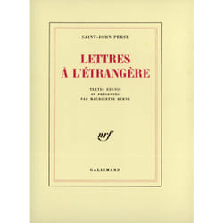Lettres a l'etrangere