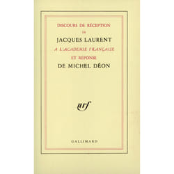 ISBN Discours de réception à l'Académie française et réponse de Michel Déon