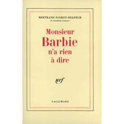 ISBN Monsieur Barbie n'a rien à dire