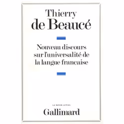 ISBN Nouveau discours sur l'universalité de la langue française, Français, 252 pages