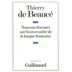 ISBN Nouveau discours sur l'universalité de la langue française