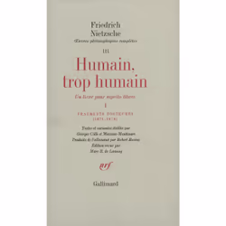ISBN Humain, trop humain, Français, 616 pages