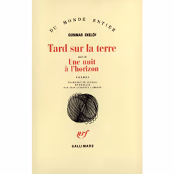 ISBN Tard sur la terre, Français, 112 pages