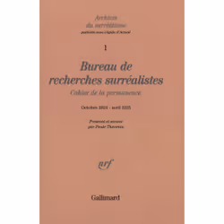 ISBN Bureau de recherches surréalistes, Français, 176 pages