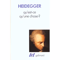 ISBN Qu'Est-Ce Qu'Une Chose ?, philosophie, Français