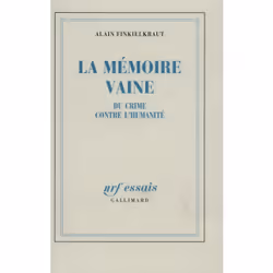 ISBN La Mémoire vaine, Français, 132 pages