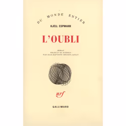 ISBN L'Oubli, Français, 144 pages