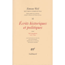 Oeuvres complètes t.2 - écrits historiques et politiques t.3