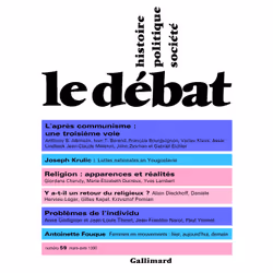 ISBN Le Débat, Français, 192 pages