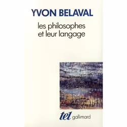 ISBN Les Philosophes et leur langage, Français, 224 pages