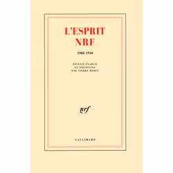 ISBN L'esprit NRF, Français, 1328 pages