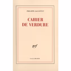 ISBN Cahier de verdure, Français, 88 pages