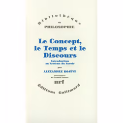 ISBN Le Concept, le Temps et le Discours, Français, 320 pages