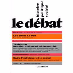ISBN Le Débat, Français, 192 pages