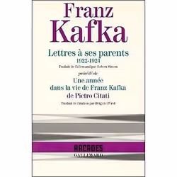ISBN Lettres A Ses Parents : 1922-1924 : Une Annee Dans La Vie De Franz Kafka, Littérature, Français, Livre broché