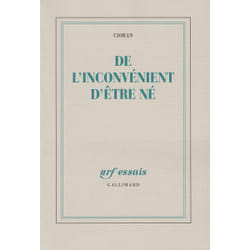 ISBN De l'inconvénient d'être né