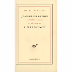 ISBN Discours de réception à l'Académie française et réponse de Pierre Moinot, Français, 80 pages