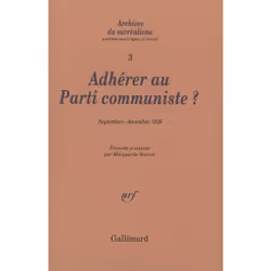 ISBN Adhérer au Parti communiste ?, Français, 128 pages