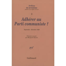 Adherer au parti communiste ? - septembre - decembre 1926