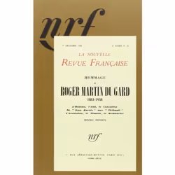 ISBN Hommage à Roger Martin du Gard, Français, 216 pages
