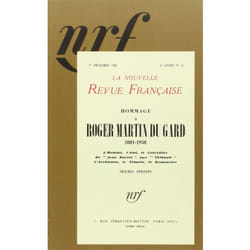 Hommage a roger martin du gard - (1881-1958)