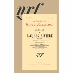 ISBN Hommage à Jacques Rivière, Français, 444 pages