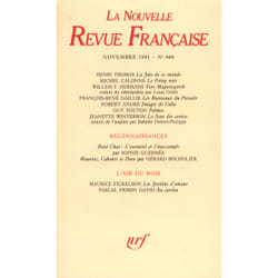 la n.r.f. 466 (novembre 1991)